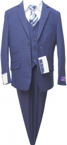 BOYS 5PC. SUIT (NEWBLUE) 2121209